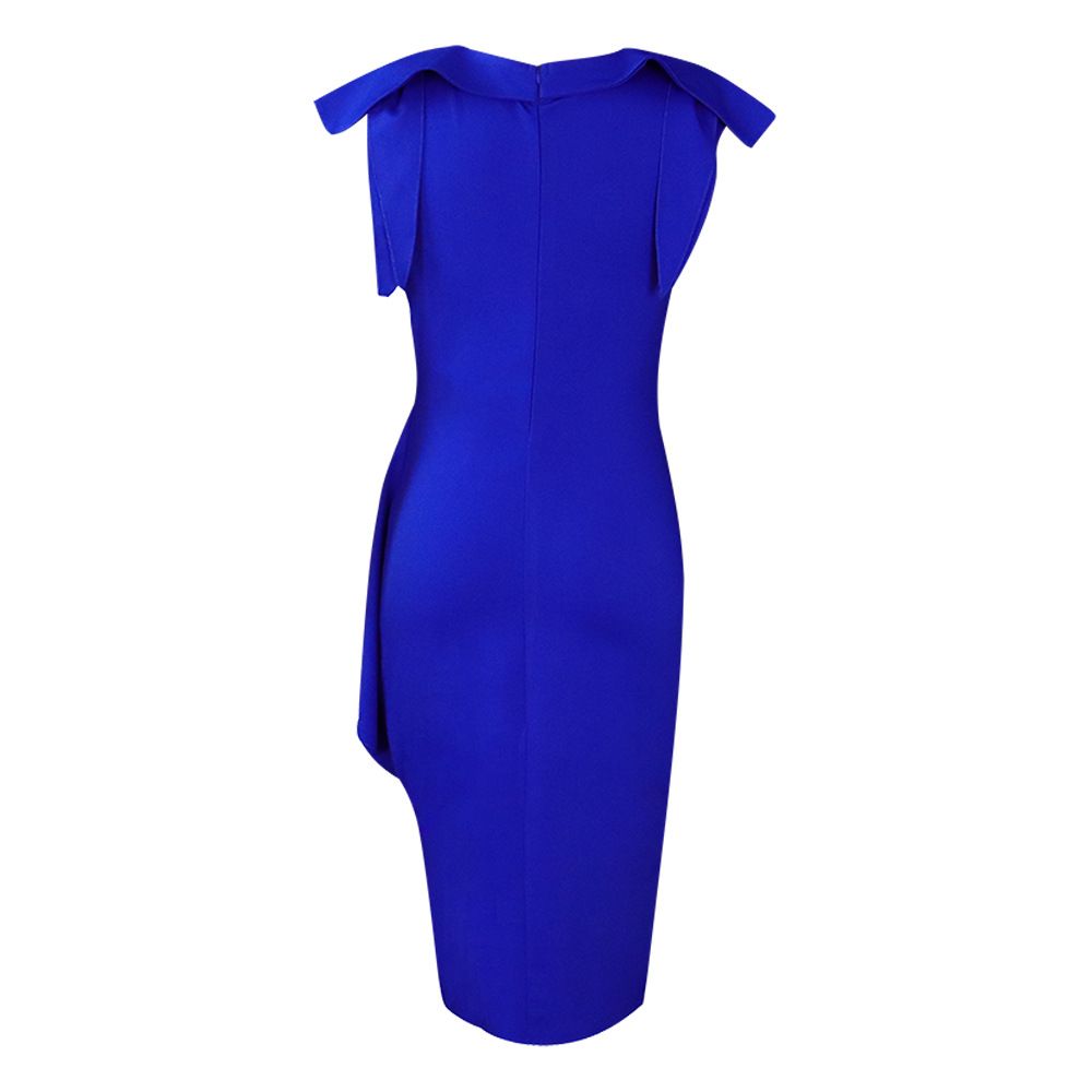 New product selection: D3325 European and American cross-border women's clothing style, tight fitting and sexy solid color, medium to long length dress, African plus size dress