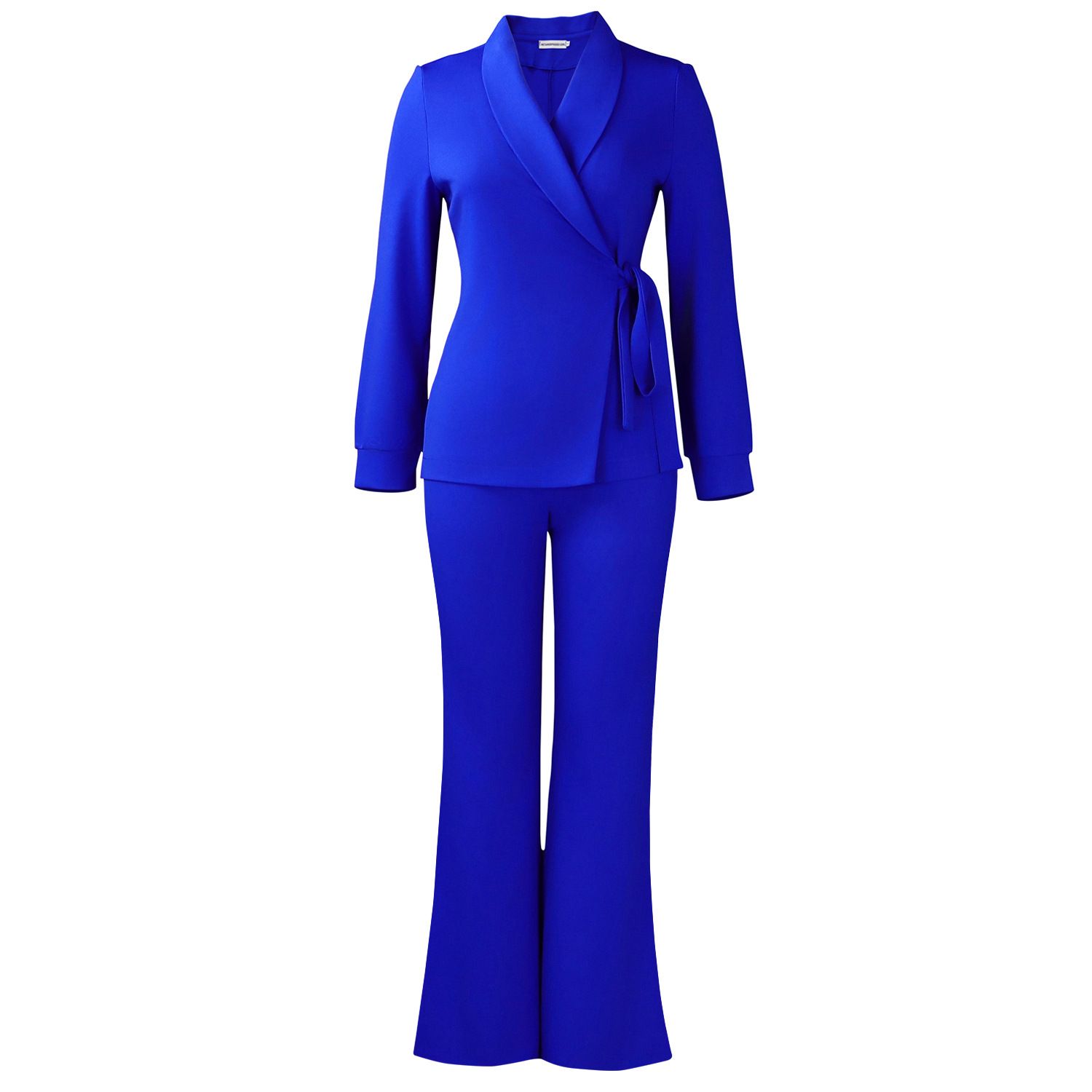 New Product Selection D601 European and American Women's Wear Autumn/Winter New Style Women's Fashion Temperament Strap Suit Coat Pants Two Piece Set
