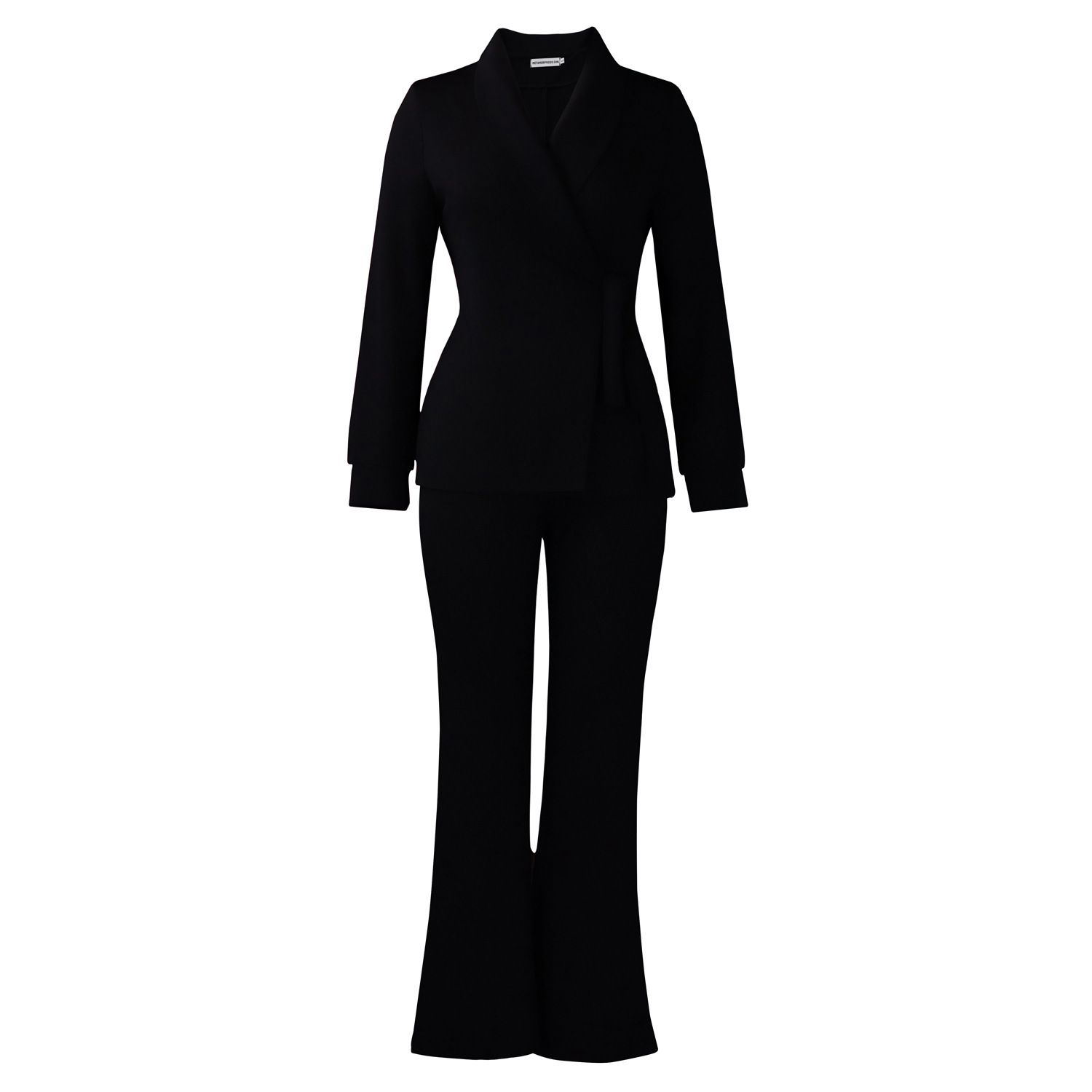 New Product Selection D601 European and American Women's Wear Autumn/Winter New Style Women's Fashion Temperament Strap Suit Coat Pants Two Piece Set