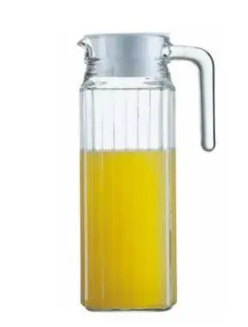 1pc Glass Jar Water or Juice Storage Jug