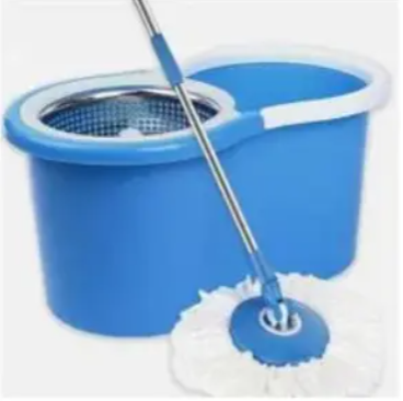 Rotating 360 Spin Mopper(MOP002) And Bucket Set 360 rotating washable mop No spills, no shock and no damage to floors Microfiber mop head works great wet or dry, Household cleaning, Mopping Tools