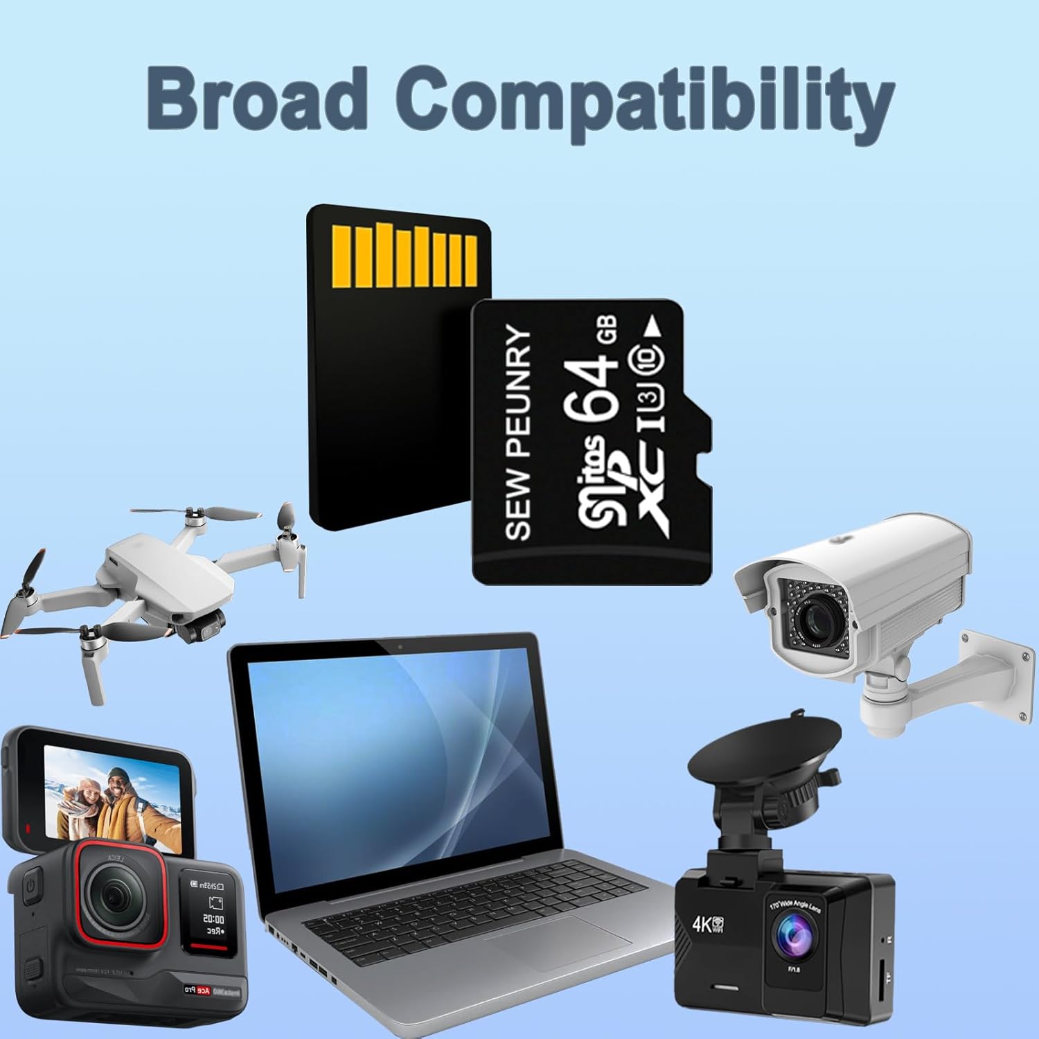 High Speed TF Card Micro SD Card memory Card MicroSD 16G 32G 64G memorycard For Smartphones, Tablets, Camera