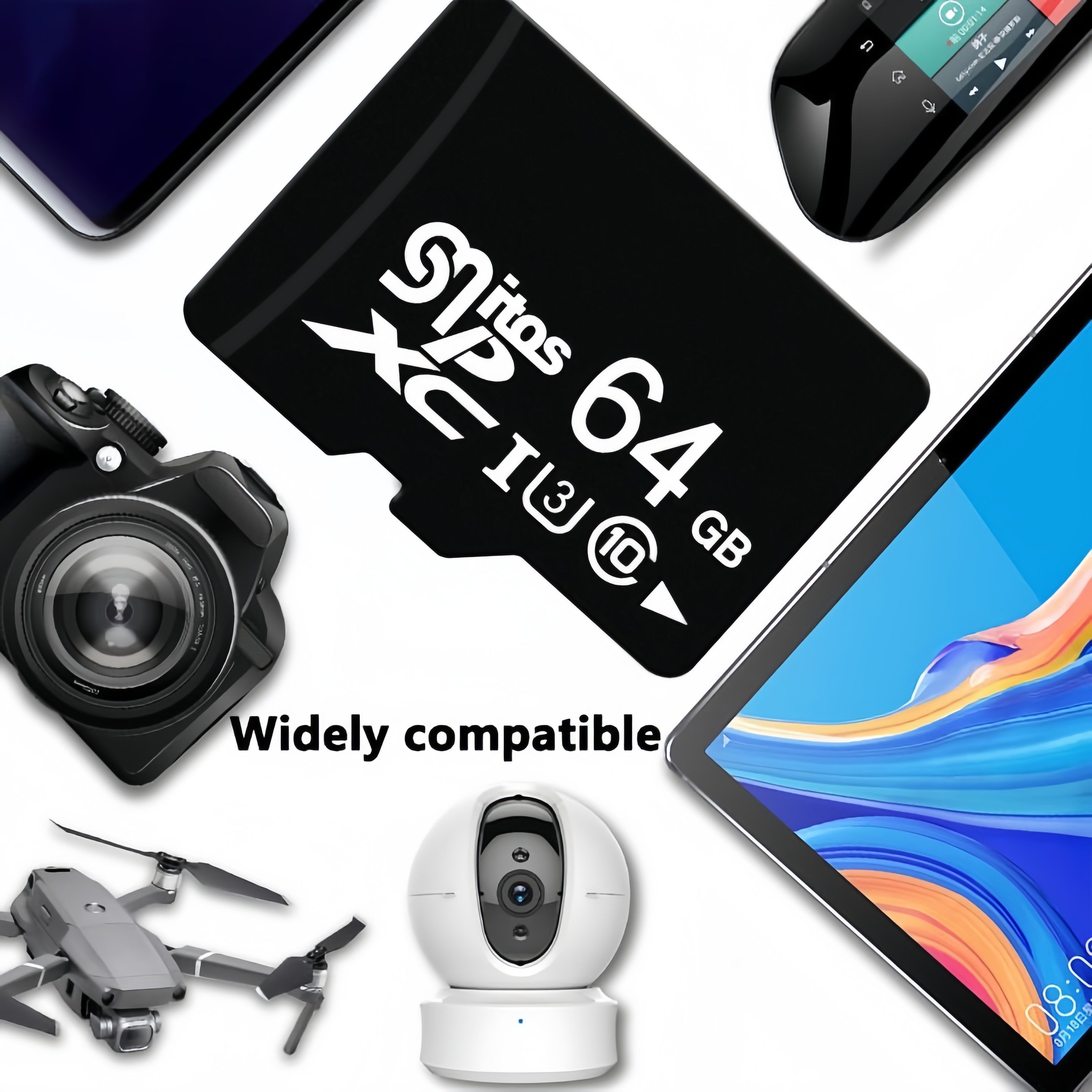 High Speed TF Card Micro SD Card memory Card MicroSD 16G 32G 64G memorycard For Smartphones, Tablets, Camera