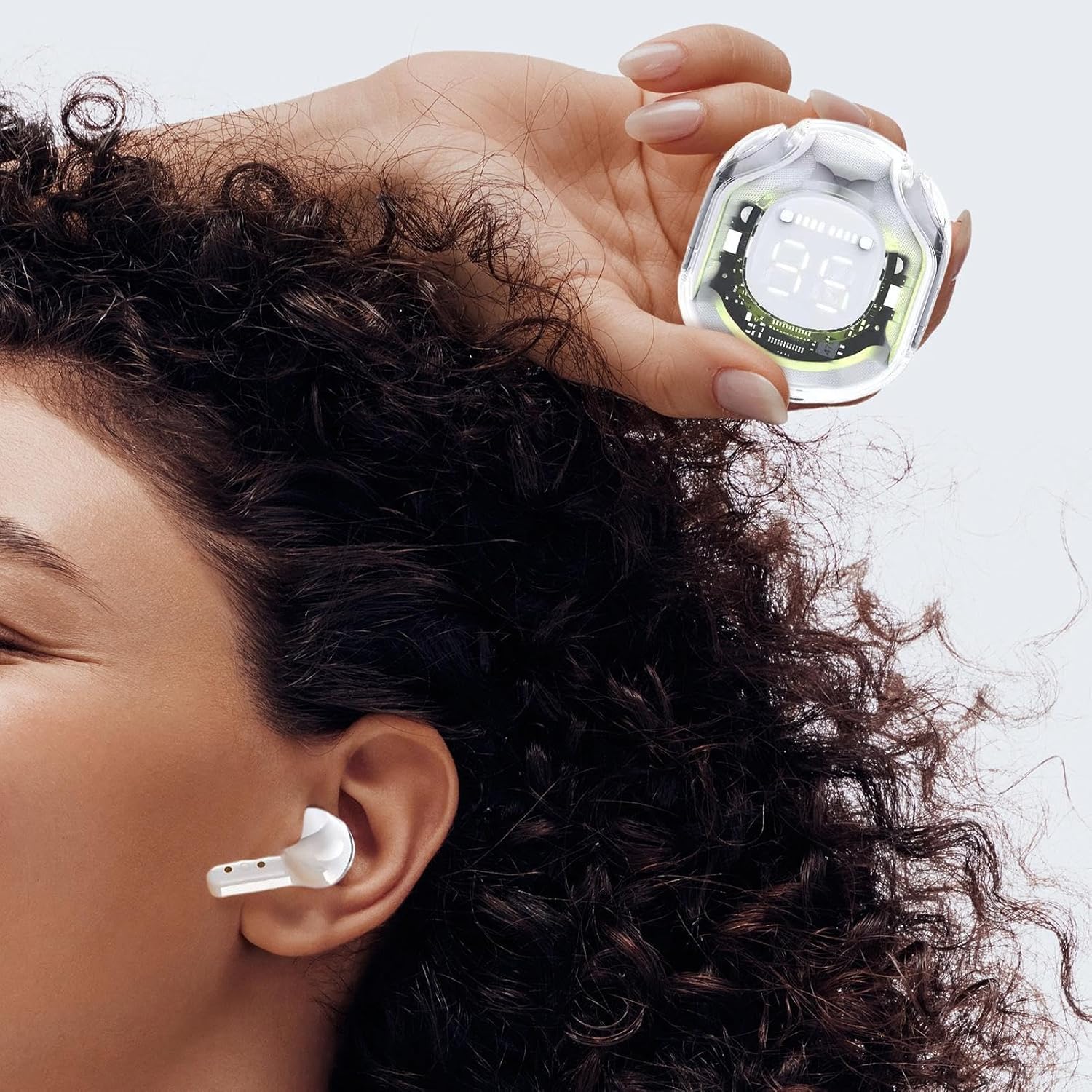 【Promotion】Wireless Earbuds, Bluetooth 5.3 Earphones with Hi-Fi Sound, Noise Cancelling TWS Bluetooth Headphones ,Low Latency Gaming, Long Battery Life