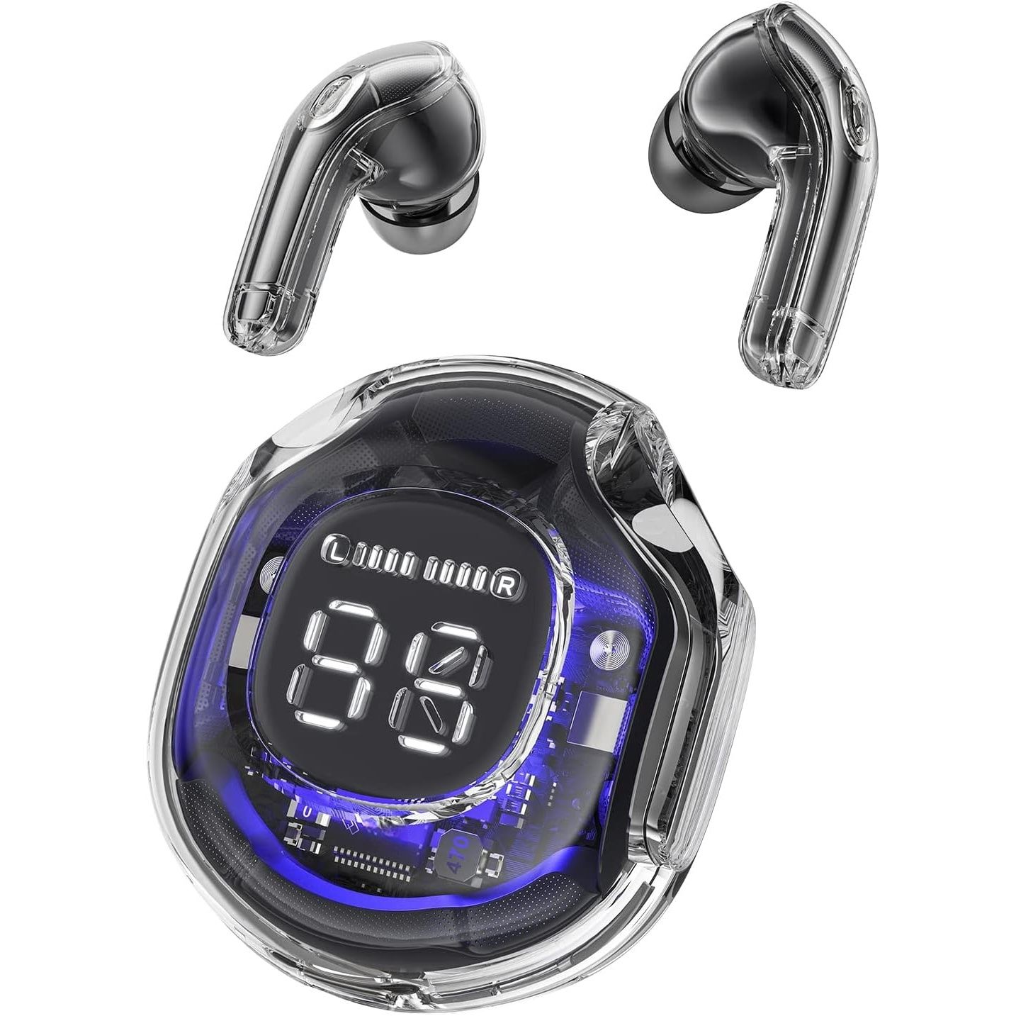 【Promotion】Wireless Earbuds, Bluetooth 5.3 Earphones with Hi-Fi Sound, Noise Cancelling TWS Bluetooth Headphones ,Low Latency Gaming, Long Battery Life