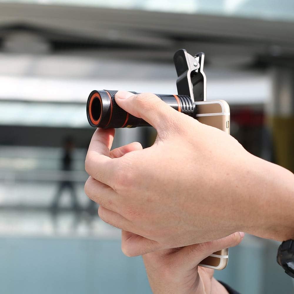 【Promotion】Cell Phone Telephoto Lens Kit, Universal 8X Zoom Telephoto Lens Phone Camera Lens, Monocular Telephoto Lens for Mobile Phone Tablet