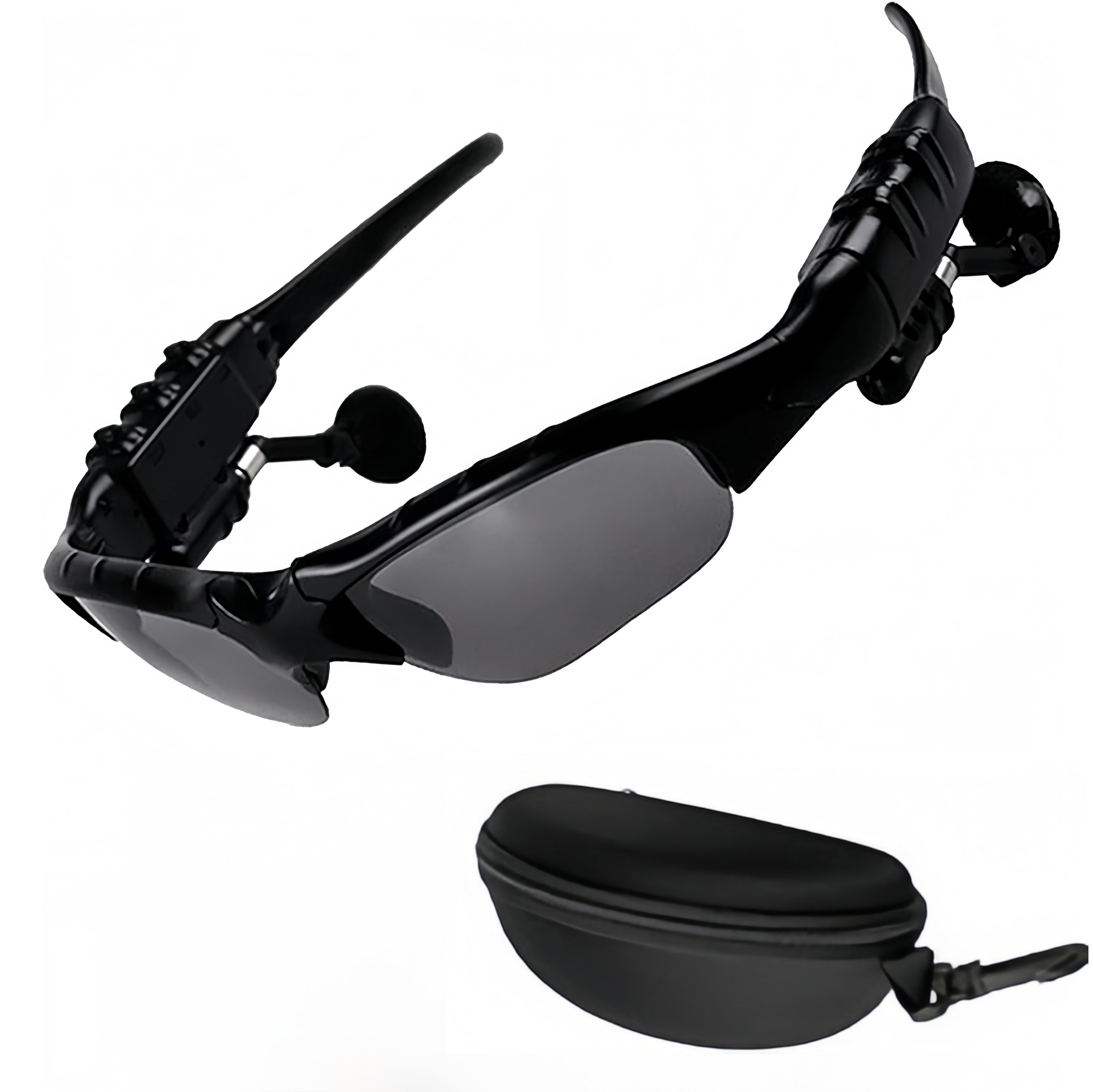 【Promotion】Wireless Bluetooth Sunglasses Anti-ray Stereo 4.1 Music Bluetooth Headphones With Storage Case for Men Support Both Headset and Hands-Free for All Kinds of Cell Phones