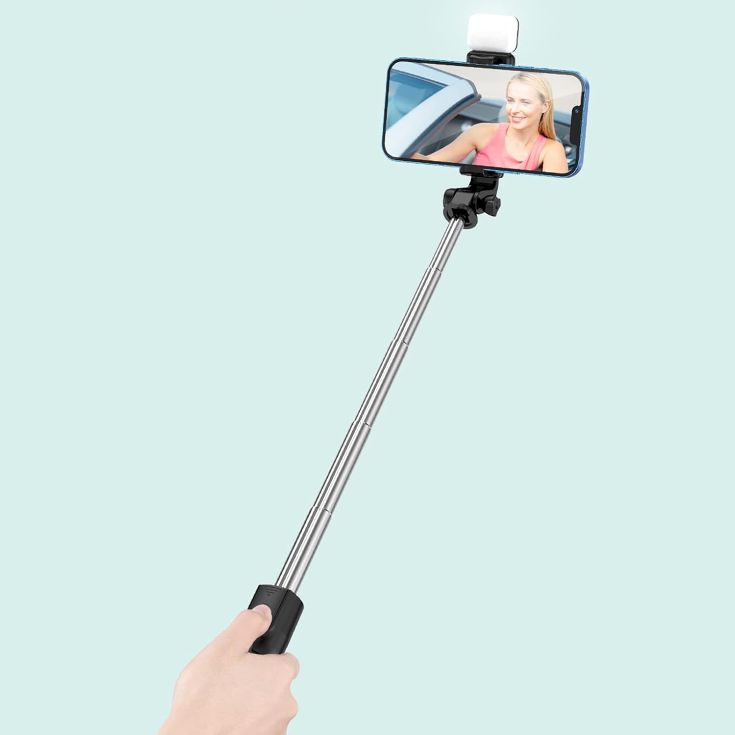 Phone Tripod, 70cm Selfie Stick with Wireless Remote , Portable Extendable Tripod Stand, Compatible with All Cell Phones, for Selfie/Video Recording/Photo/Live Stream/Vlog