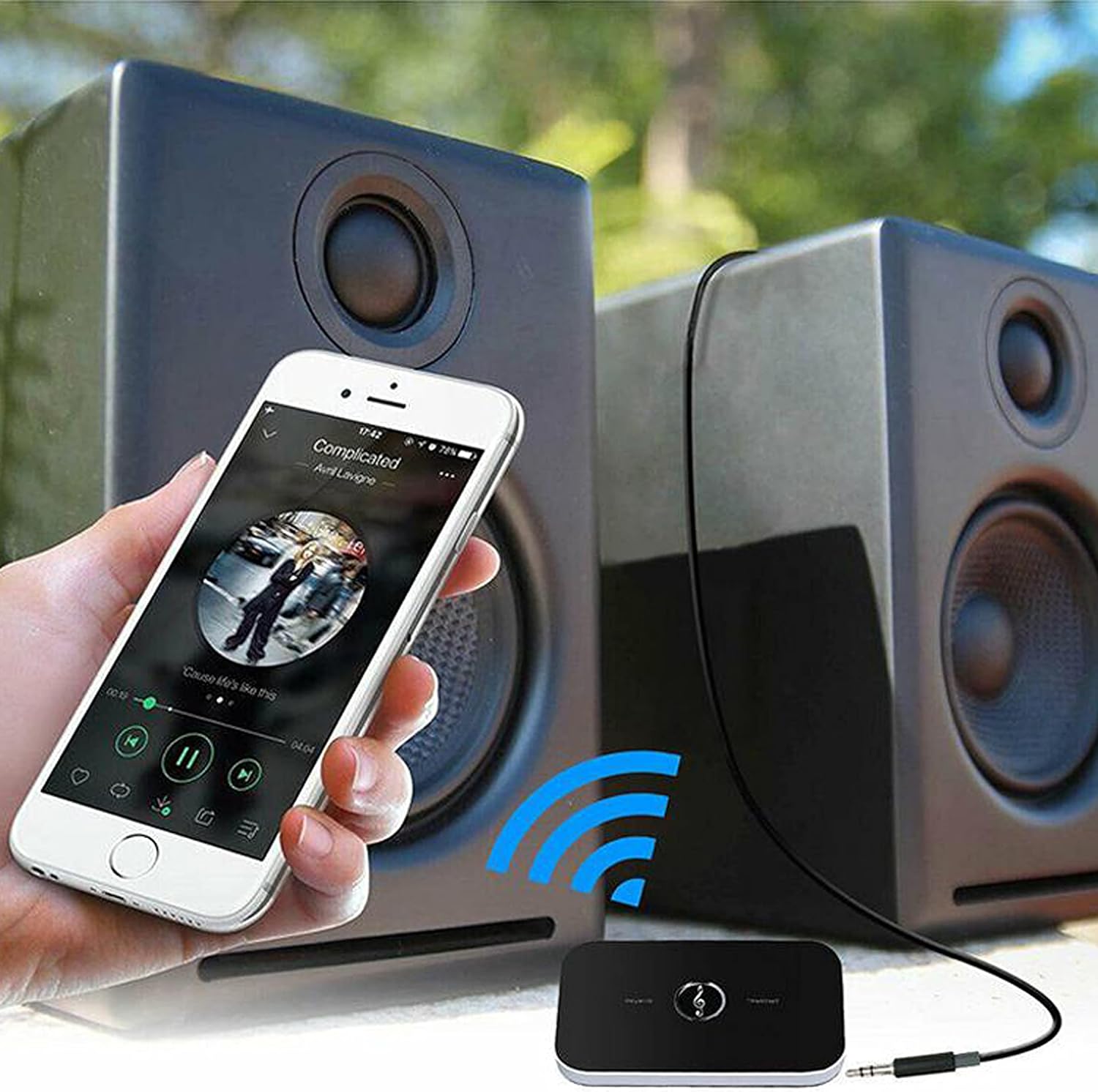 【Promotion】Bluetooth Transmitter Receiver, 2-in-1 Aux Bluetooth Audio Adapter for TV/Airplane/Home Stereo/Speakers/BT Headphones, RCA AUX 3.5mm Bluetooth Music Receiver