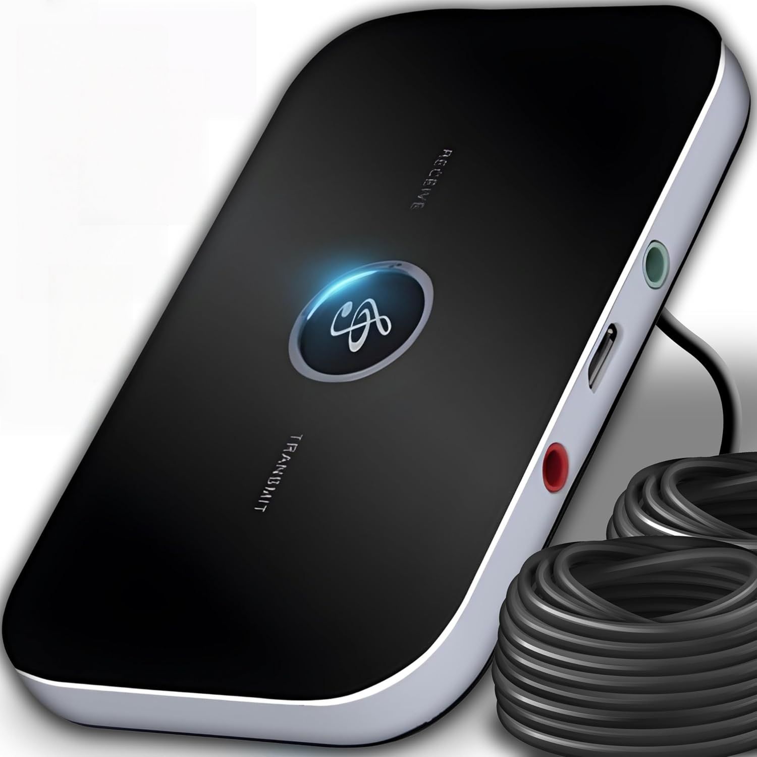 【Promotion】Bluetooth Transmitter Receiver, 2-in-1 Aux Bluetooth Audio Adapter for TV/Airplane/Home Stereo/Speakers/BT Headphones, RCA AUX 3.5mm Bluetooth Music Receiver