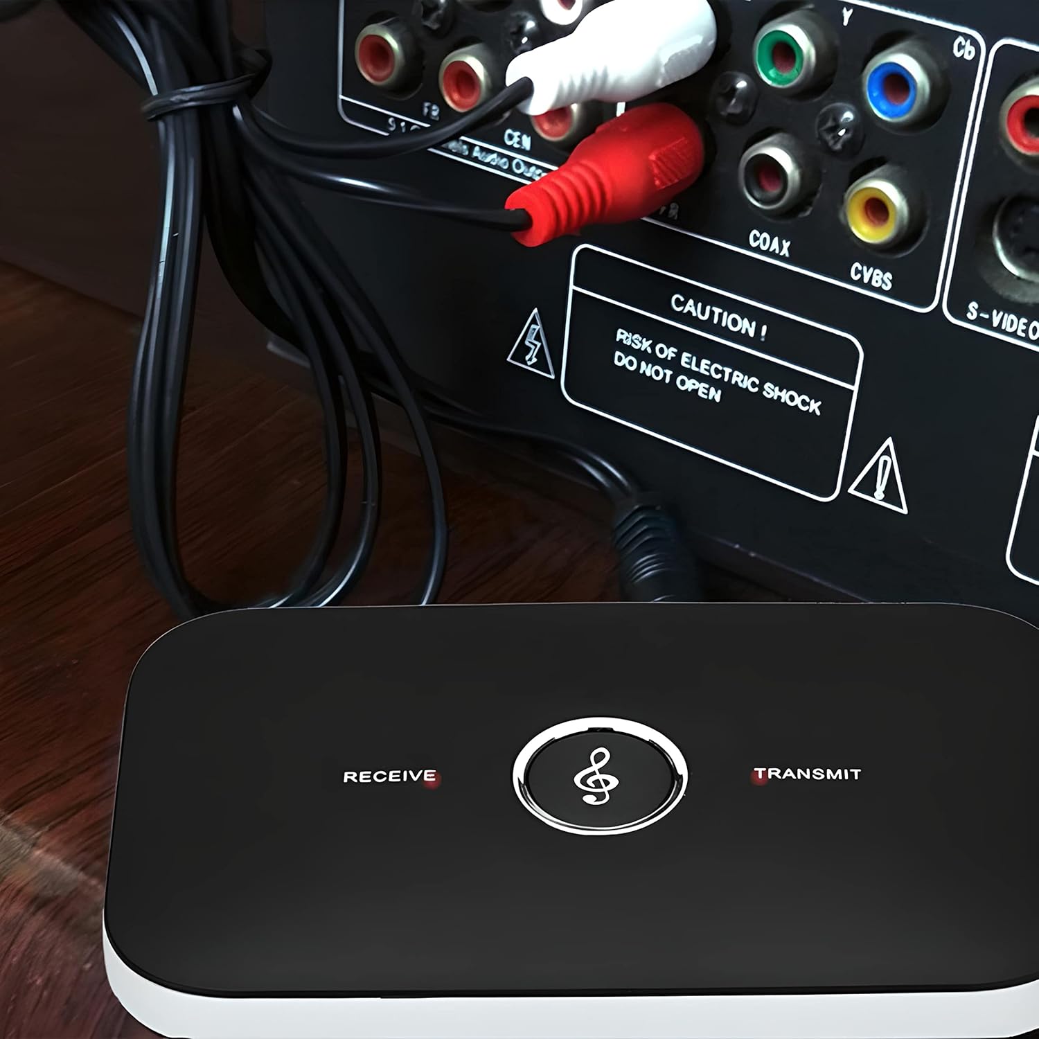 【Promotion】Bluetooth Transmitter Receiver, 2-in-1 Aux Bluetooth Audio Adapter for TV/Airplane/Home Stereo/Speakers/BT Headphones, RCA AUX 3.5mm Bluetooth Music Receiver