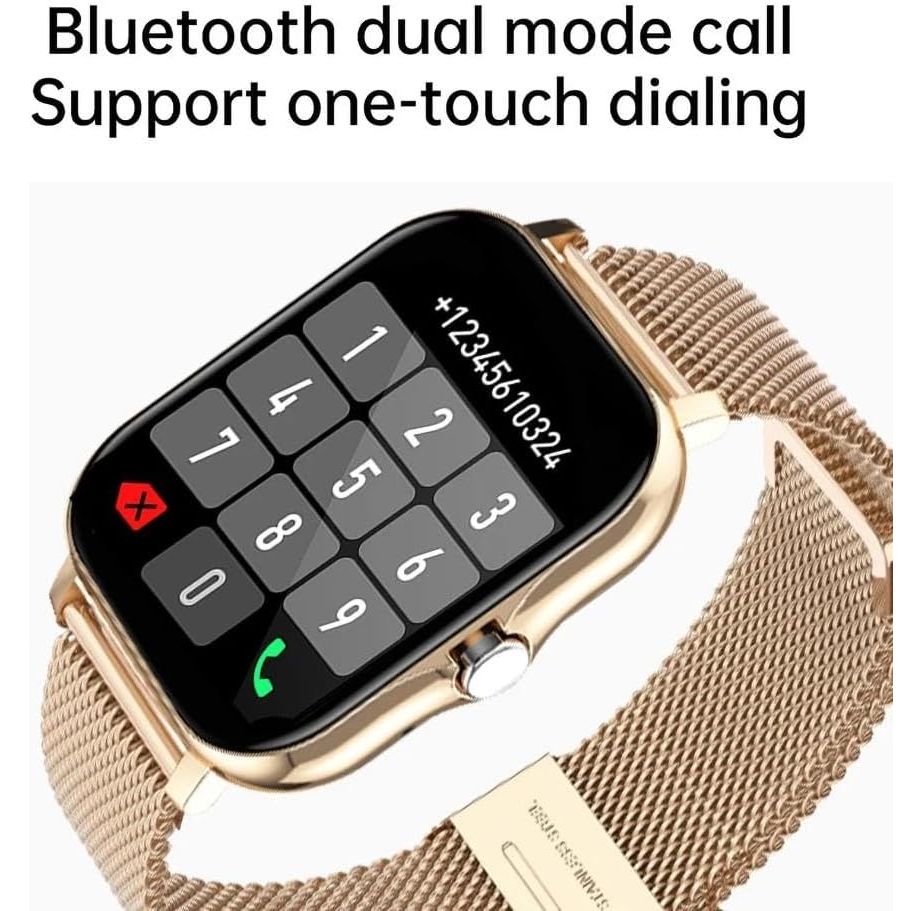 Smart Watch for Women Fitness Tracker,Smart Watches for Women Digital Mens Watches Make/Answer Call Waterproof Running Smartwatch Android and iOS iPhone Compatible Heart Rate Monitor