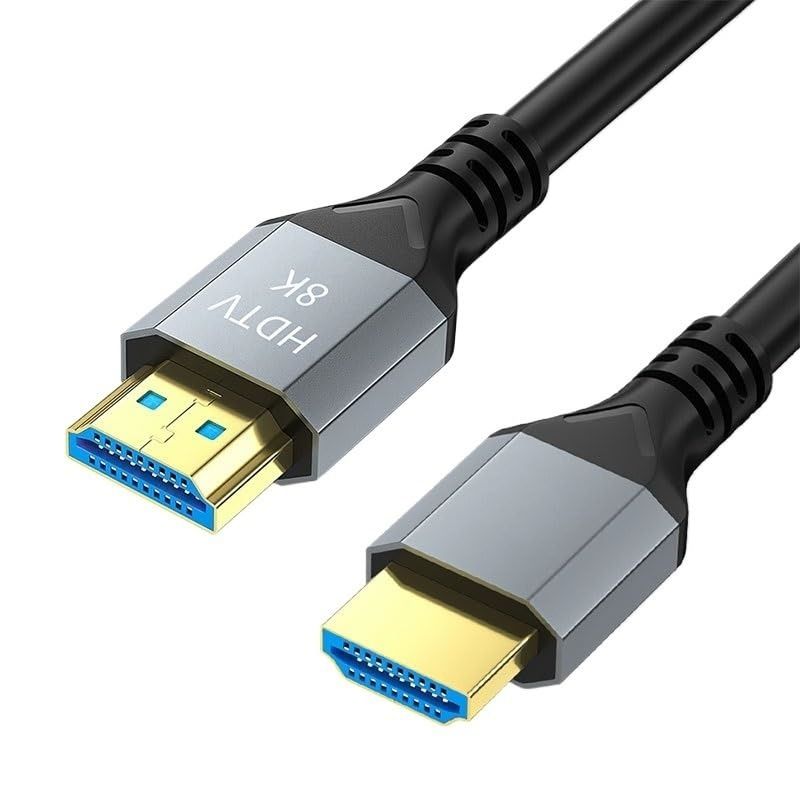 【Clearance Sale】8K HDMI Cable , 48Gbps High Speed HDMI 2.1 Cable, 8K 60Hz, 4K 120Hz 144Hz Braided HDMI Cord,Length 1M/2M