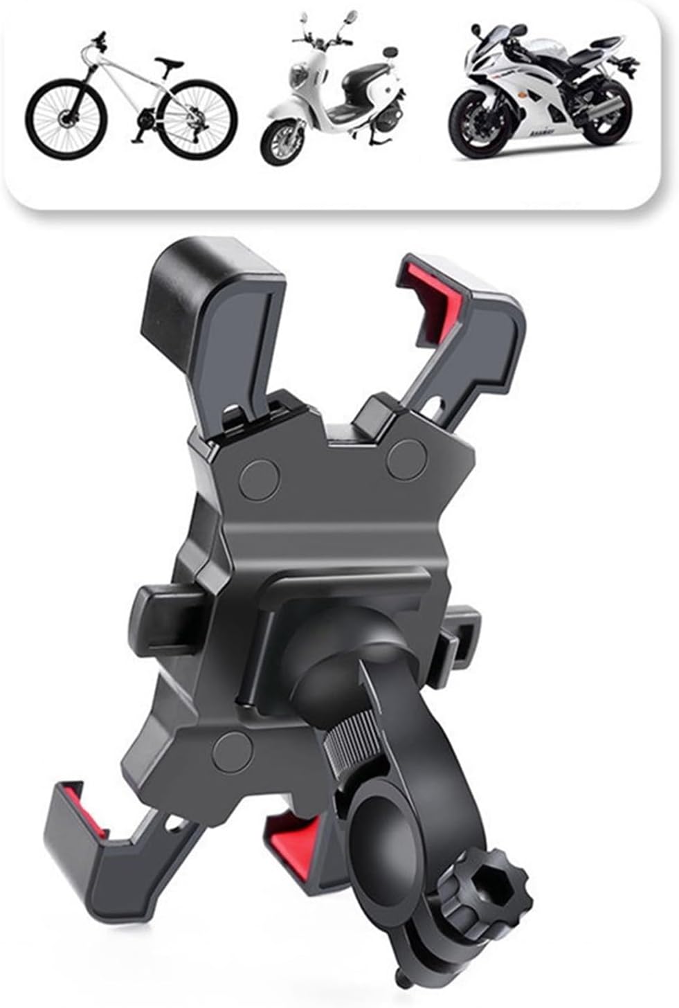 【Promotion】
Motorcycle Phone Mount, 1s Auto Lock and Quick Release Phone Holder for  for 4.8-6.8 inch Cell Phone