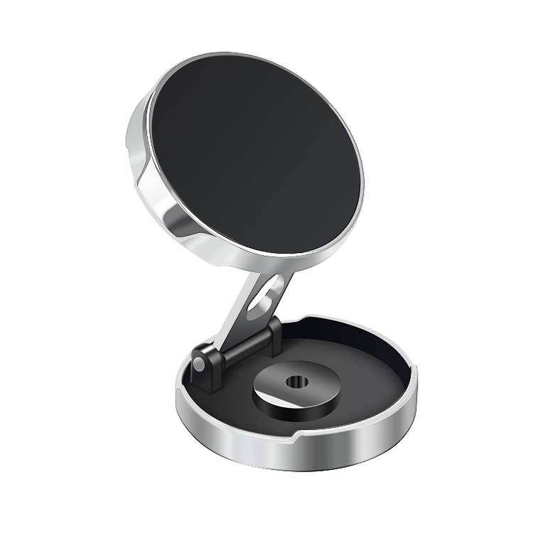 【Foldable Magnetic Phone Mount】 Universal 360 ° Rotation Car Phone Magnet Holder, Magnet Phone Holder for Car with iPhone Samsung All smartphones
