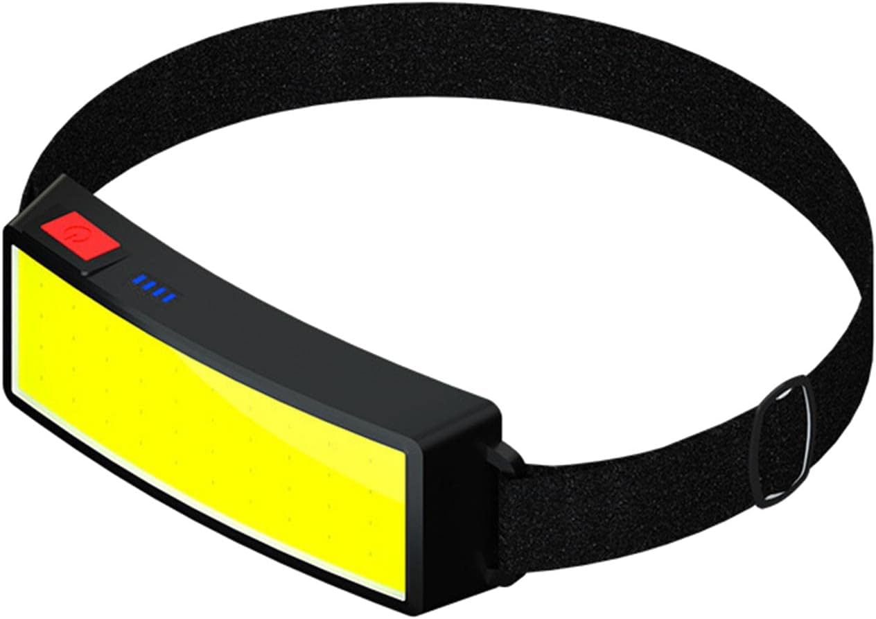 【Clearance Sale】LED Head Torch, Rechargeable COB Head Torch Super Bright Headlamps Lightweight Waterproof Headlight 3 Modes Work Light, 1000mAh Adjustable LED Headlamp for Camping, Hiking, Fishing