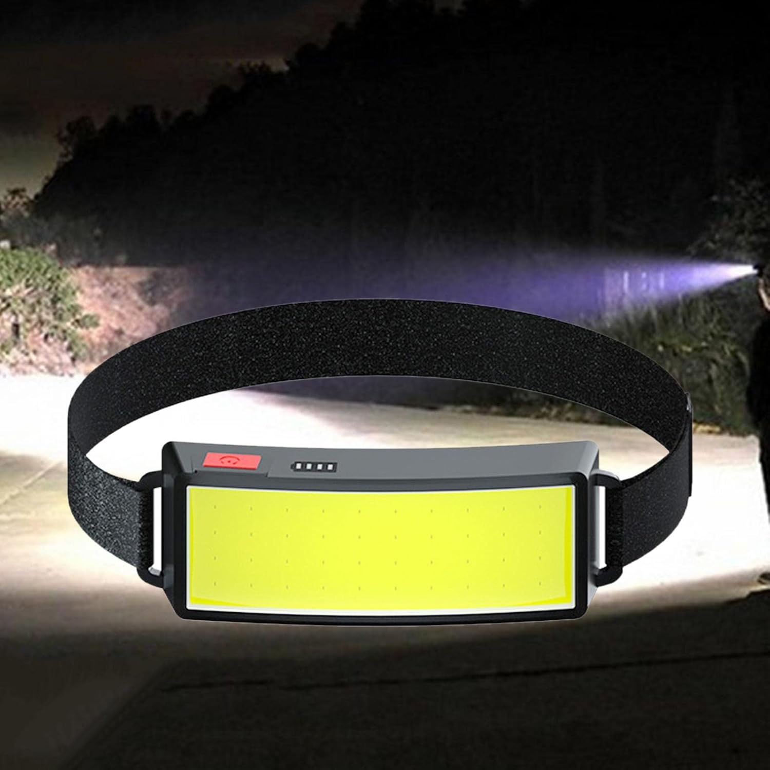 【Clearance Sale】LED Head Torch, Rechargeable COB Head Torch Super Bright Headlamps Lightweight Waterproof Headlight 3 Modes Work Light, 1000mAh Adjustable LED Headlamp for Camping, Hiking, Fishing