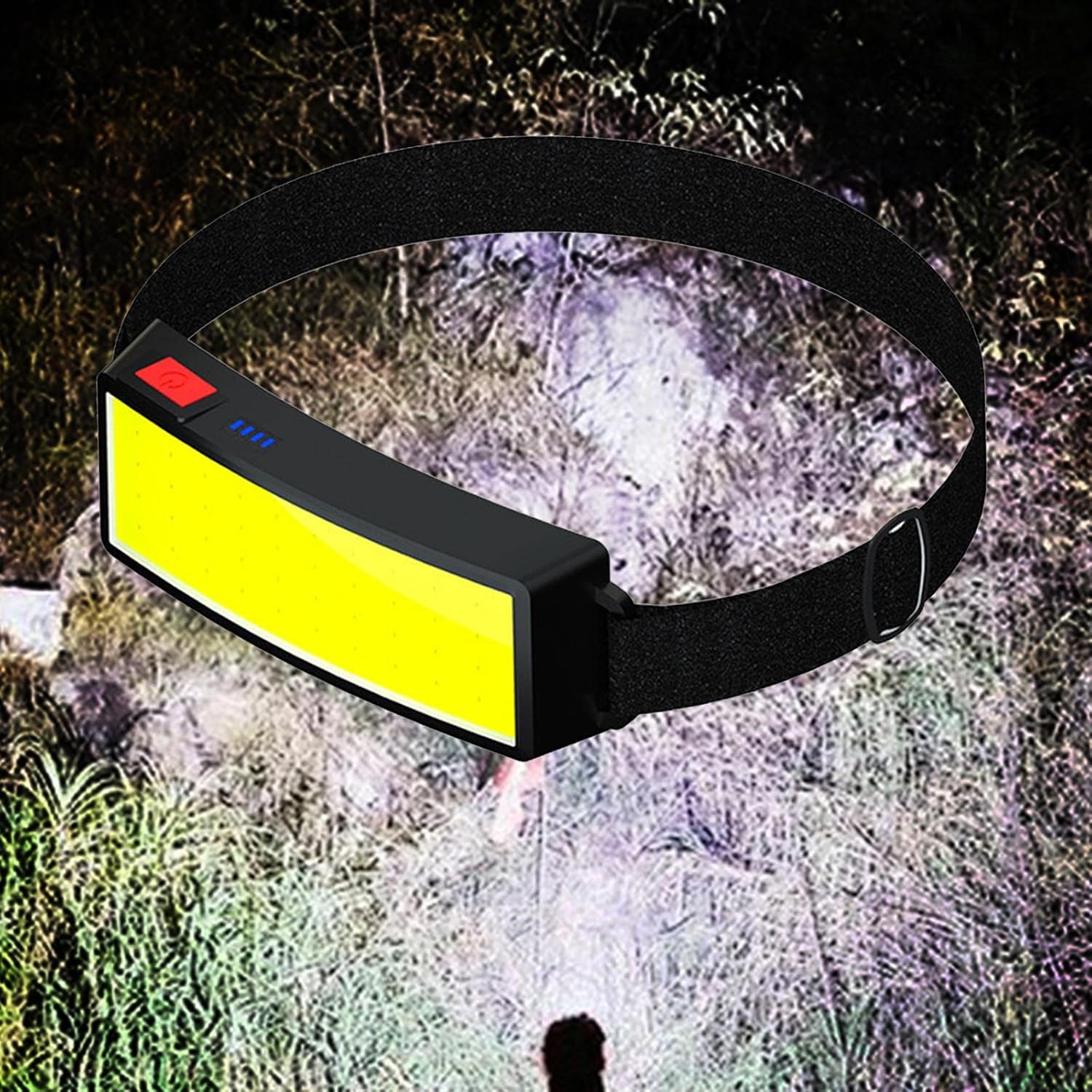 【Clearance Sale】LED Head Torch, Rechargeable COB Head Torch Super Bright Headlamps Lightweight Waterproof Headlight 3 Modes Work Light, 1000mAh Adjustable LED Headlamp for Camping, Hiking, Fishing