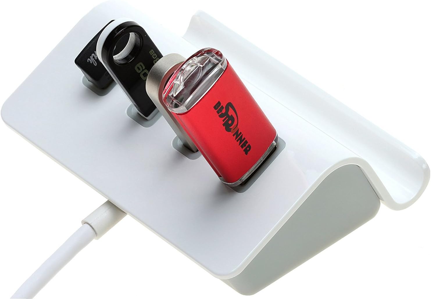 【Clearance Sale】4 Port USB Data Hub and Phone Holder, Connect Multiple Devices at Once, Portable USB Adapter Compatible With Most Laptops & Computers, Type-C Connector