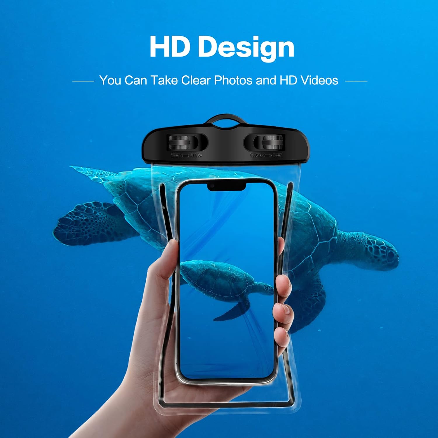 Waterproof Mobile Phone Cases Transparent Phone Underwater Storage Bag Swimming Diving Protective Swimming Bags Waterproof Phone Case Water proof Bag Mobile Phone Pouch PV Cover