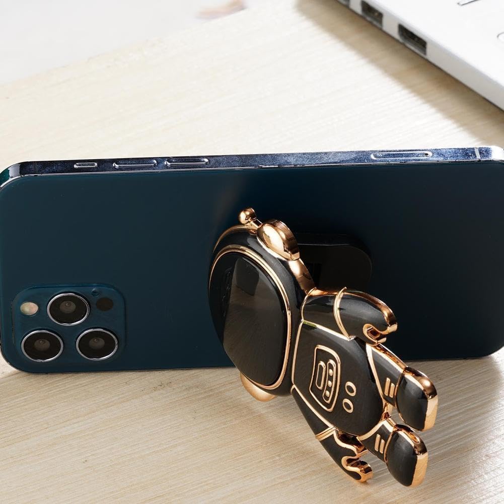Astronaut Phone Stand Holder,Cute Cell Phone Hidden Kickstand,Astronaut Phone Holder for Desk,Adjustable Tablet Phone Ring Stand, Gift for Women Cell Phone Stands Accessories