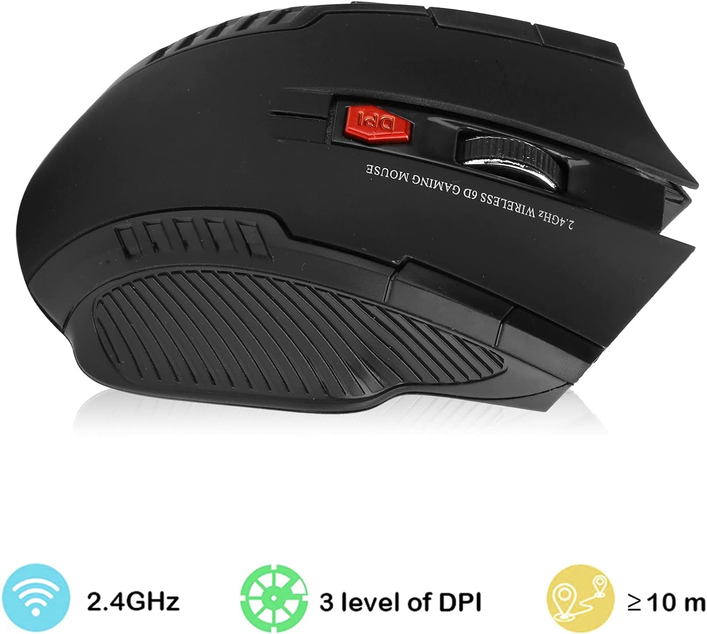 2.4GHz Wireless Optical Mouse Game Mice with USB Receiver Mouse for PC Office Laptops