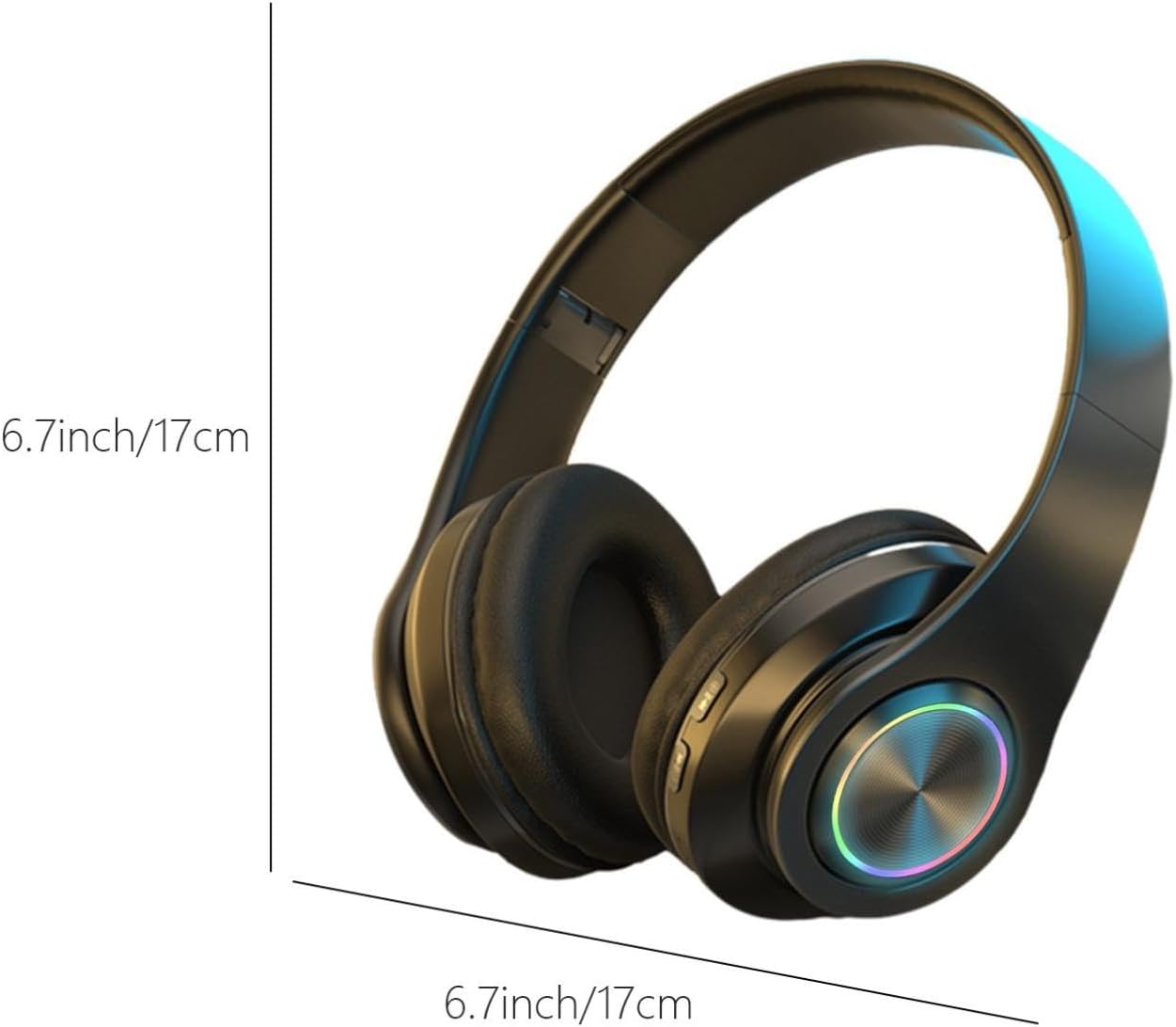 【Clearance Sale】Wireless Headphone, Retractable & Foldable Headset | Long Battery Life, for Tablet Computer/ PC/ TV/ Cellphones/ Travel, Enjoy Music for Gift