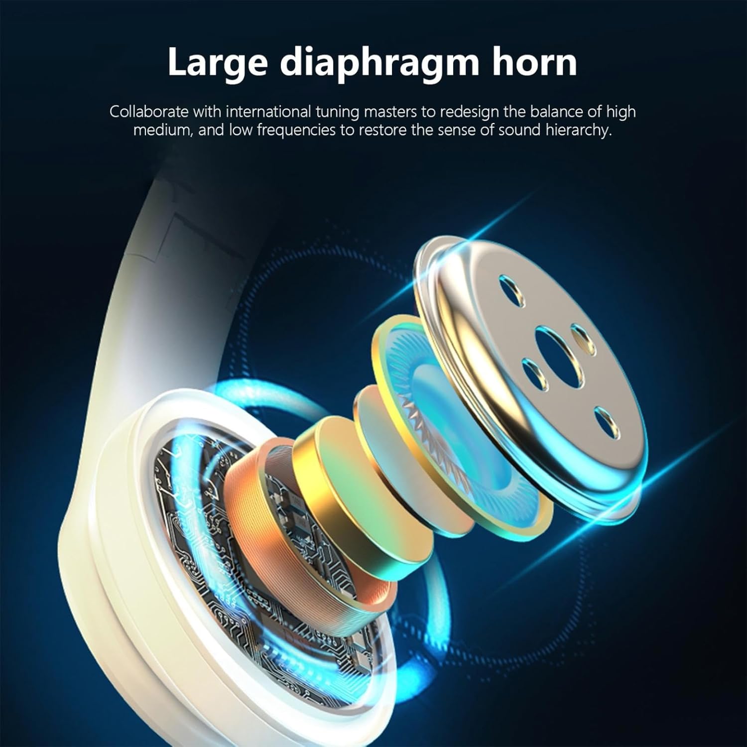 【Clearance Sale】Wireless Headphone, Retractable & Foldable Headset | Long Battery Life, for Tablet Computer/ PC/ TV/ Cellphones/ Travel, Enjoy Music for Gift