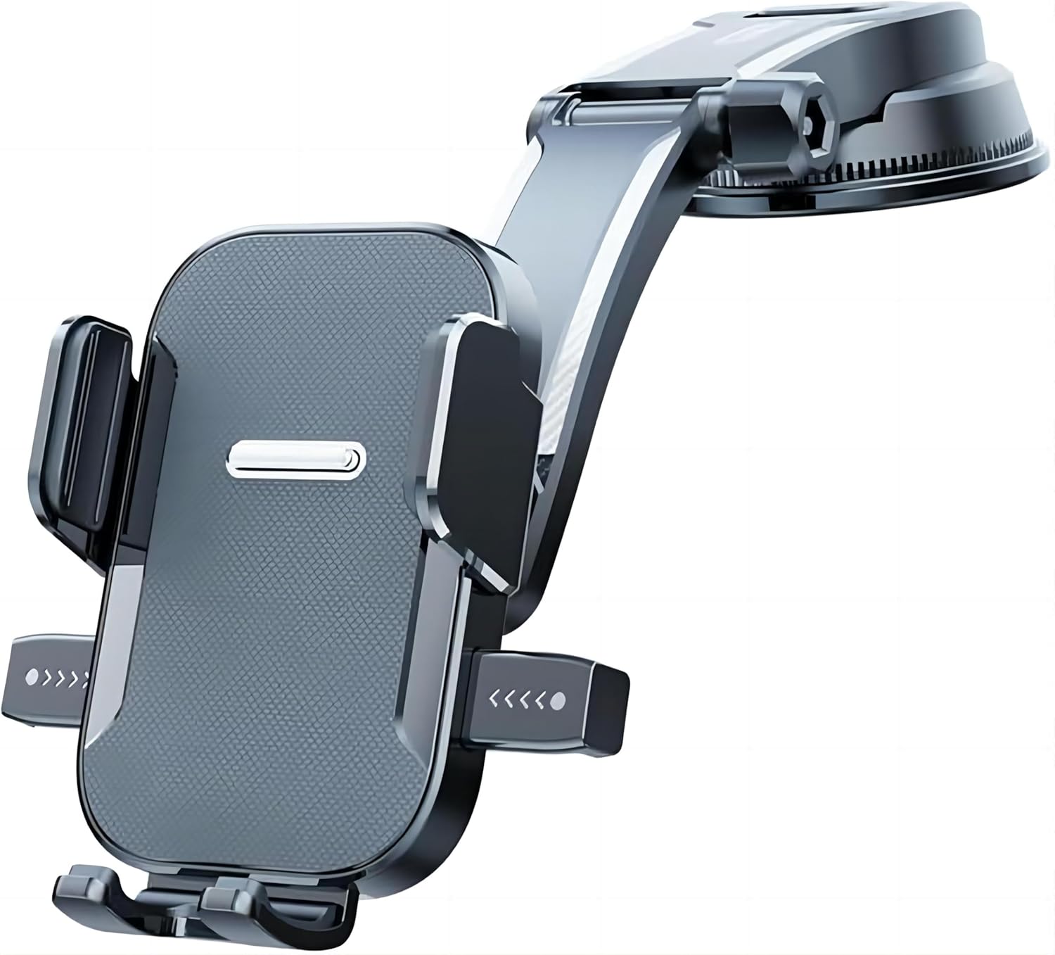 Upgraded Car Phone Holder - Adjustable Arm with Ergonomic Grip, Strong Suction Cup And Elliptical Design, Compatible with iPhone, Samsung, Android Smartphones, General Motors, Fashion Accessories