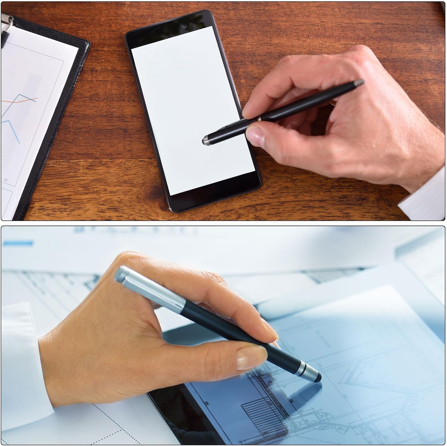 Mini Crystal Stylus Pen with Dust Plug, Colorful Glittery Tip, Compact Design for iPad & iPhone - Ideal for Drawing, Note-Taking & Precision Tasks, Portable & Precise Control|Sparkling Stylus|Durable