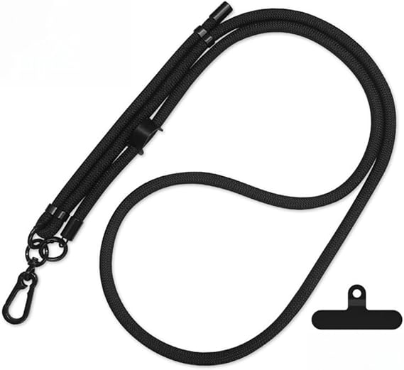 Shoulder Lanyard Strap for Mobile Phones, Camera, ID Card Holder, Badge Holder, Body Strap, Cross Body Lanyard - 8mm Diameter, 150cm Length