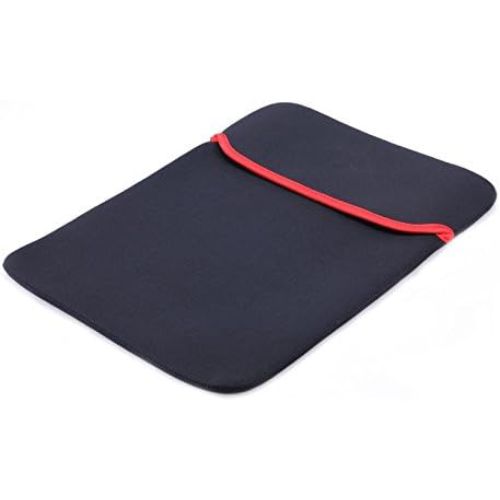 【Final Clearance】Multi-Size Laptop Sleeve Bag Lightweight Water-Repellent Computer Case Tablet Pouch with Reflective Trim and Handle, Memory Foam Material, Black, Notebook Carrying Bag