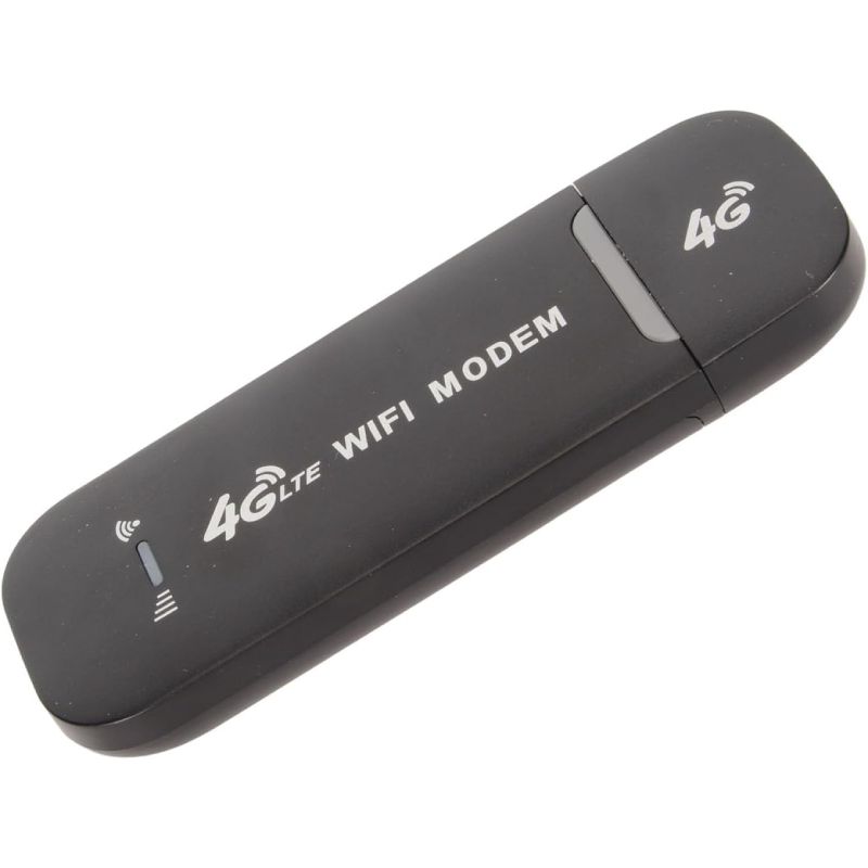 4G LTE USB WiFi Router Modem Dongle, Mobile WiFi Hotspot with SIM Card Slot, Connect Up to 10 Devices, 150Mbps High Speed for Tablet Laptop Phone PC Computers TV