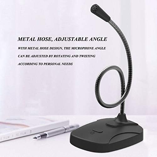 【Final Clearance】Recording Microphone, Computer PC Podcast Condenser Omnidirectional Mic with Mute Button for Laptop, Mac, PS4 - Vocal, Podcasting, Skype, YouTube, Streaming