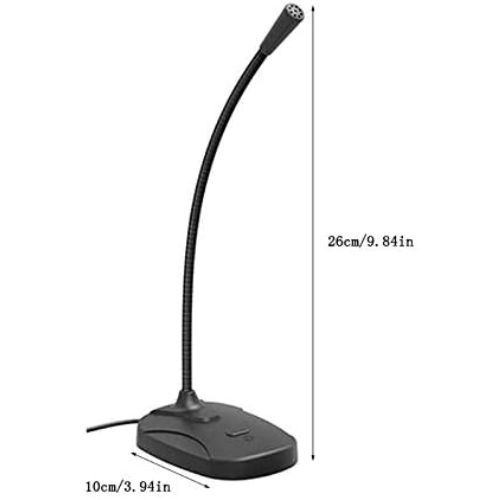 【Final Clearance】Recording Microphone, Computer PC Podcast Condenser Omnidirectional Mic with Mute Button for Laptop, Mac, PS4 - Vocal, Podcasting, Skype, YouTube, Streaming