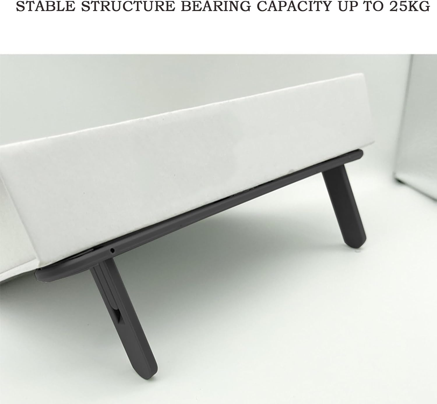 Adjustable Laptop Stand, 1 Pcs Portable ABS Material, Foldable Notebook Cooler, Elevated Tablet Riser, Rectangular Cooling Mount for Office Use