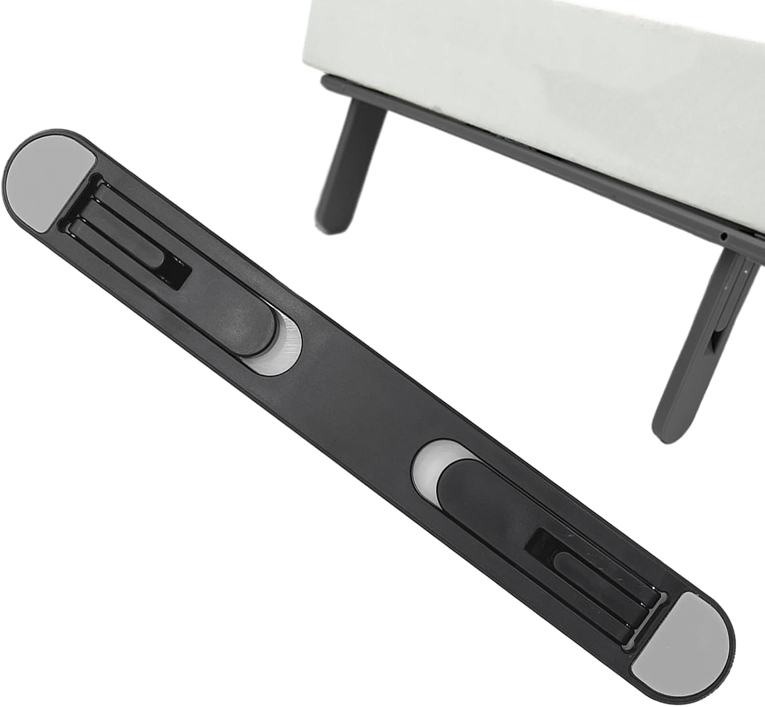 Adjustable Laptop Stand, 1 Pcs Portable ABS Material, Foldable Notebook Cooler, Elevated Tablet Riser, Rectangular Cooling Mount for Office Use