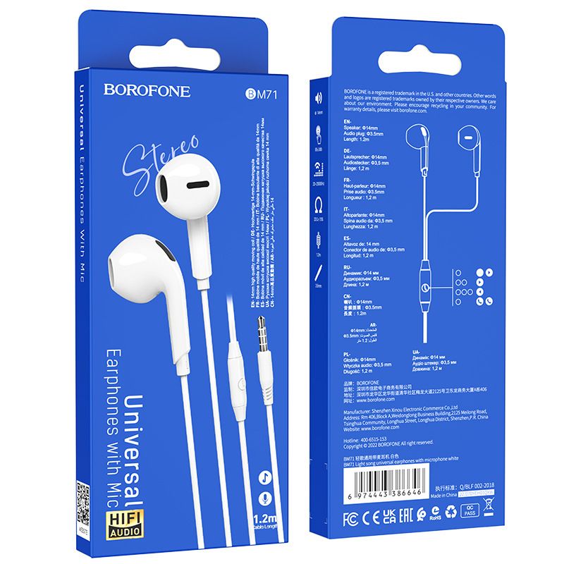 【Final Clearance】Earphones Wired Headphones In Ear Wired Earbuds with Microphone Compatible With Phone Samsung Huawei Android Smartphones Tablets Laptops