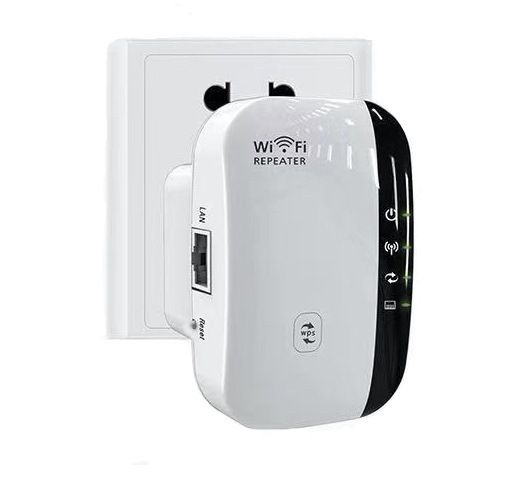 WiFi Booster, WiFi Extender, WiFi Repeater, Covers Up to 3650 Sq.ft and 45 Devices, Internet Booster - with Ethernet Port, Quick Setup, Home Wireless Signal Booster