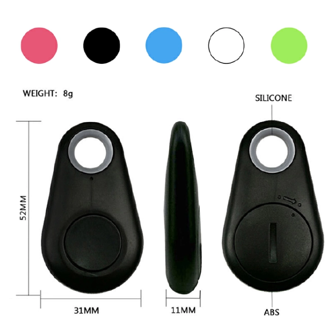 Smart Bluetooth GPS Tracker Key Locator Pet Anti-Lost Tag Sensor Device With Bluetooth For Kids Wallets Luggage Suitcases