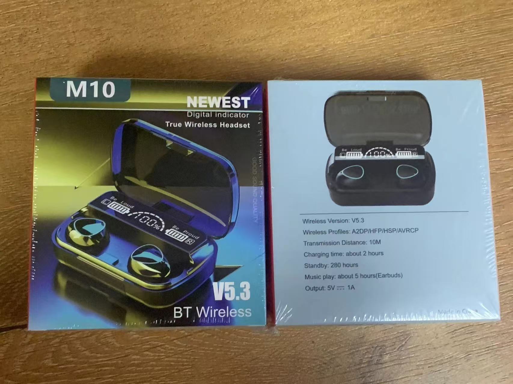 【Final Clearance】Wireless Earbuds, Wireless Headphones, HiFi Stereo Deep Bass, Bluetooth 5.3 Touch Control Noise Reduction Headphones , Mini Ear Buds Mic In-Ear Headset IP7 Waterproof LED Display