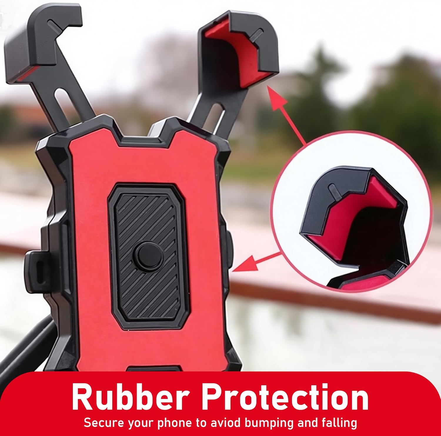 【Promotion】
Motorcycle Phone Mount, 1s Auto Lock and Quick Release Phone Holder for  for 4.8-6.8 inch Cell Phone