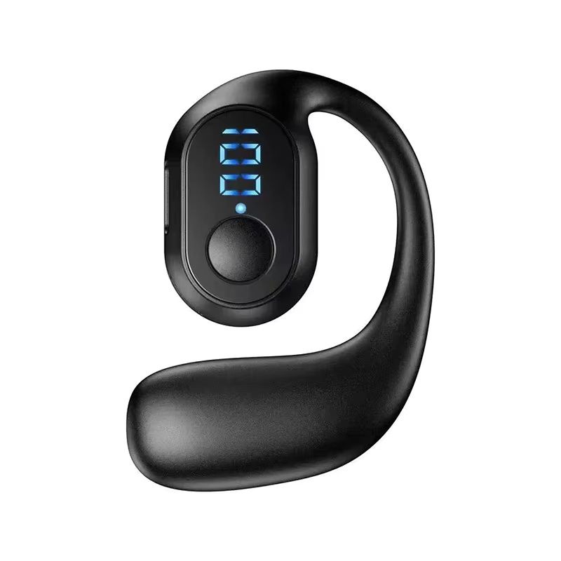 Bluetooth Headset,Wireless Bluetooth Earpiece,V5.4 Wireless Handsfree Headset with Microphone,Noise Canceling Single Ear Earphone Over Ear Earbud for Cellphones TV PC Game Work Driving
