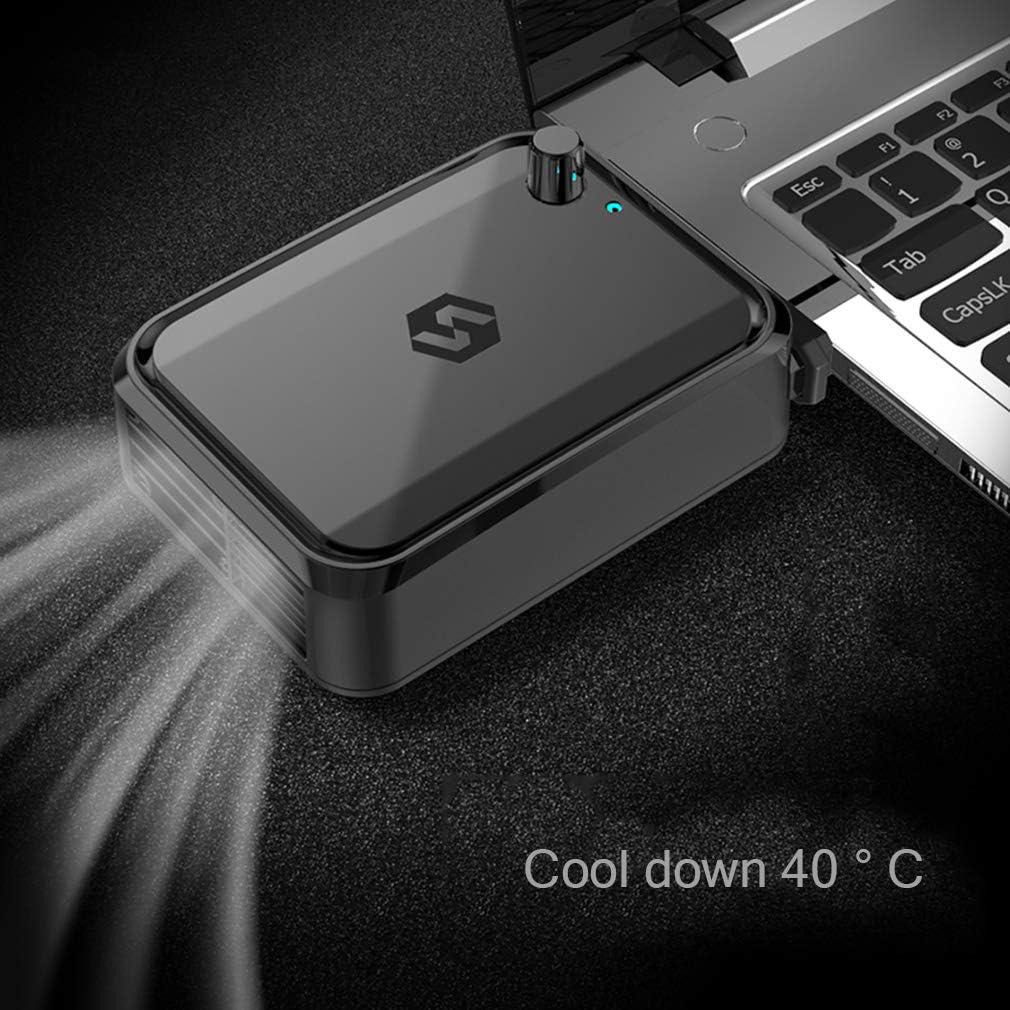 【Clearance Sale】Laptop Cooler With Vacuum Fan | Innovative Design for Rapid Cooling | 1800-4200 RPM | Compatible with Laptop Cooling Pads