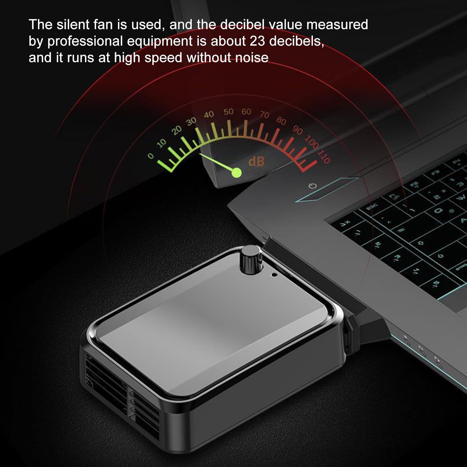 【Clearance Sale】Laptop Cooler With Vacuum Fan | Innovative Design for Rapid Cooling | 1800-4200 RPM | Compatible with Laptop Cooling Pads