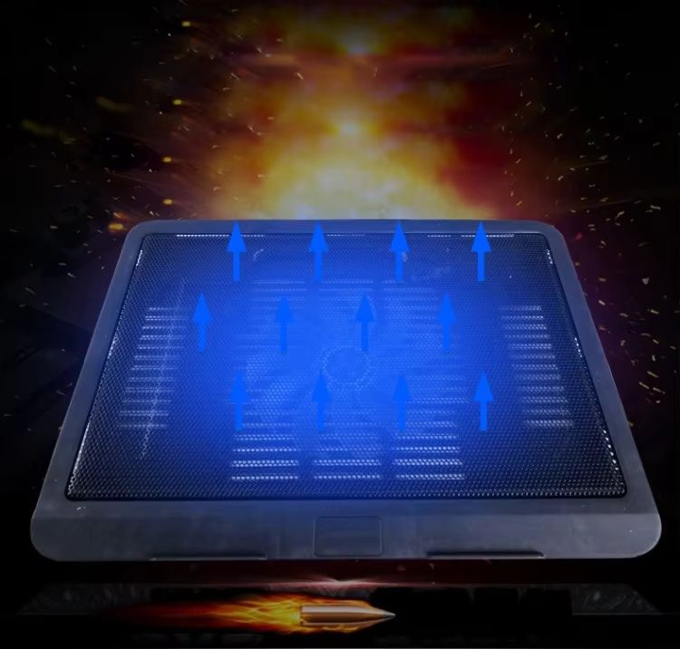 【Clearance Sale】Laptop Cooling Base with Luminous Pad, Compatible with 10 14 Inch Laptops, Lightweight and Easy to Store