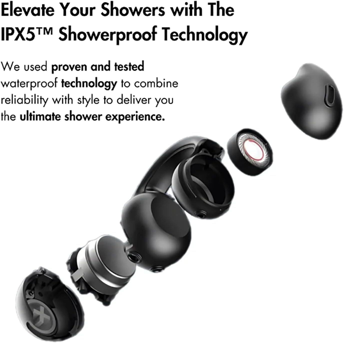 Wireless Ear Clip Bone Conduction Headphones,  Open Ear Earbuds Wireless Bluetooth Earbuds, IPX3 Waterproof Ear Hook Bluetooth Headphones After Shock Bone Air Conduction Headphones