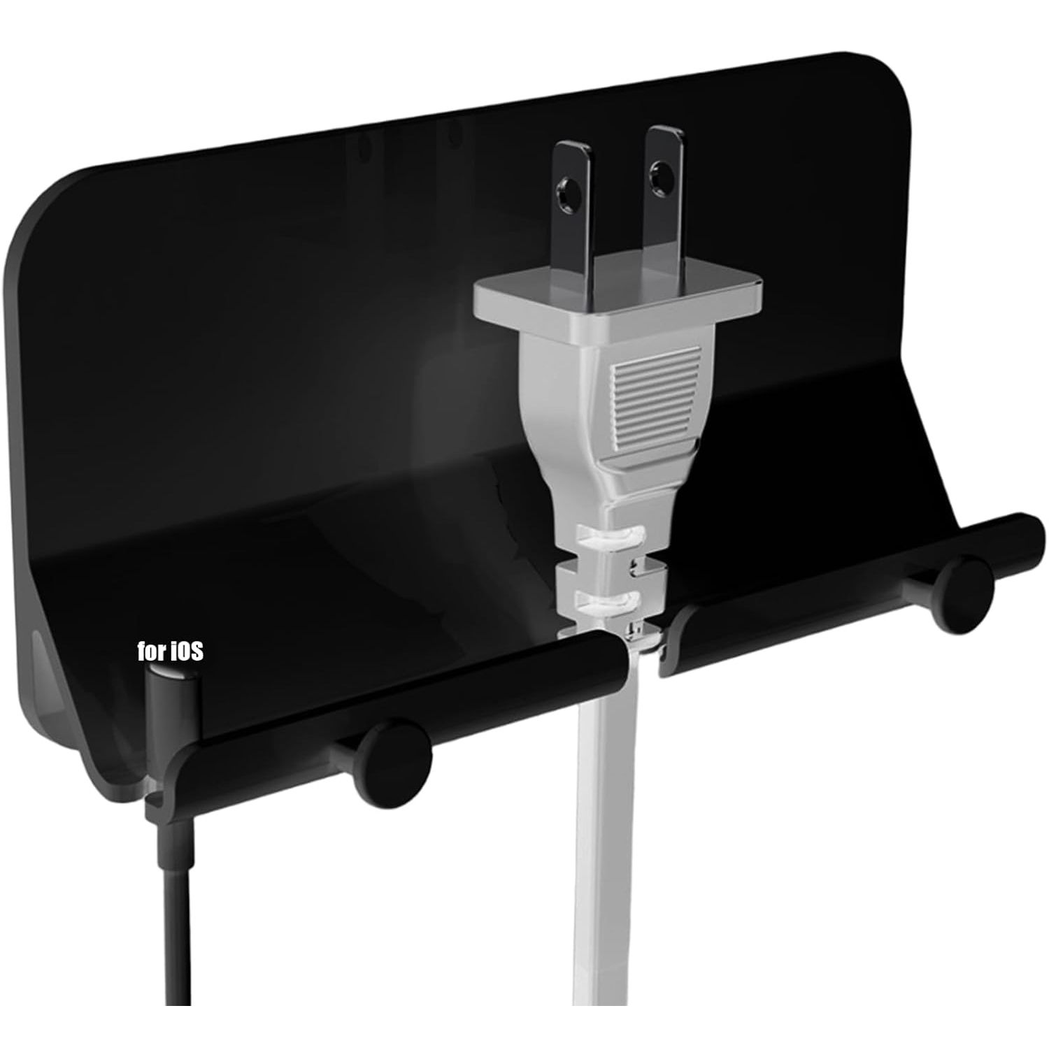 【Clearance Sale】Wall Mount Adhesive Phone Holder,Multi-Function Cell Phone Charging Brackets Holders,Hook for Living Room, Kitchen, Bathroom, Office,Compatible with Most Phones and Tablet