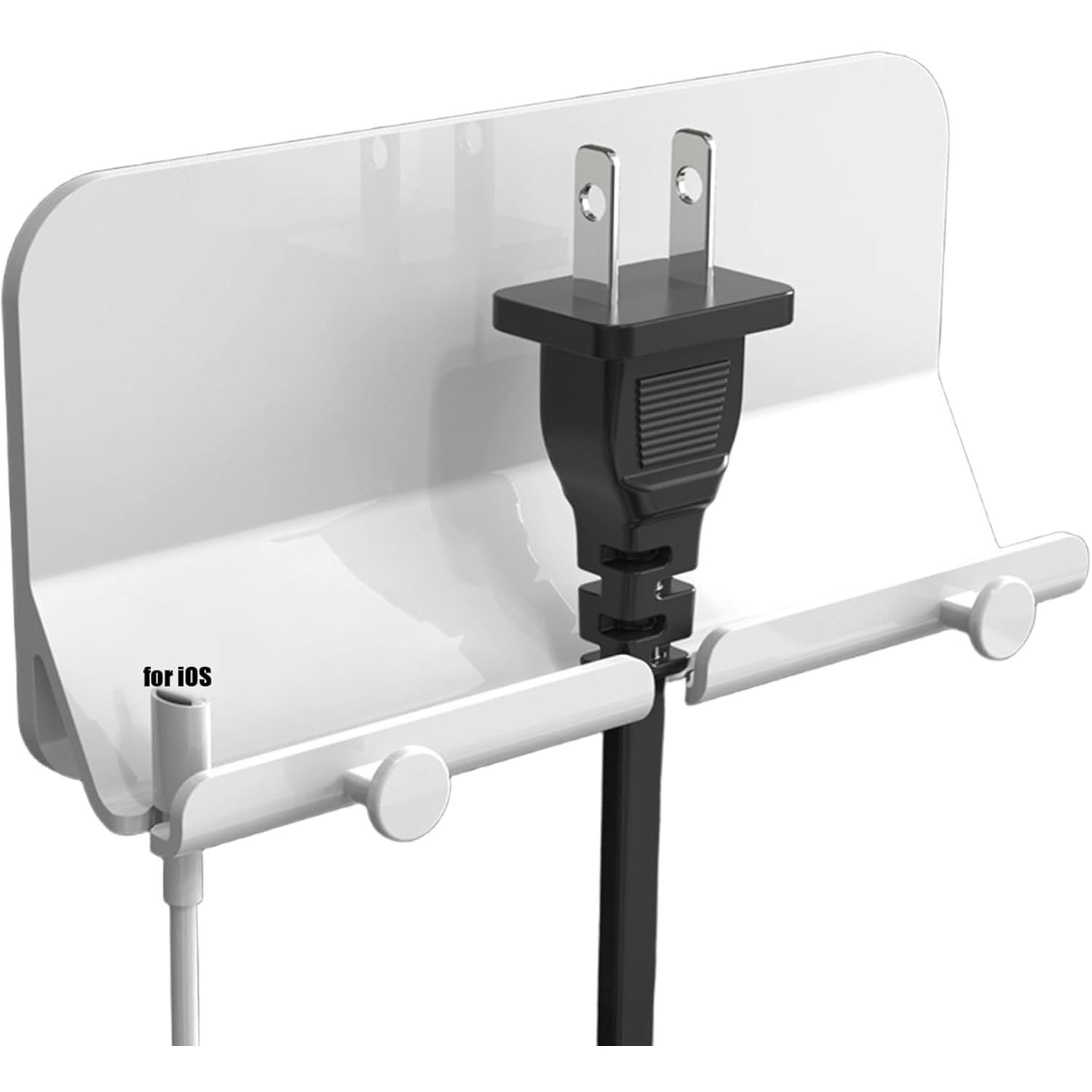 【Clearance Sale】Wall Mount Adhesive Phone Holder,Multi-Function Cell Phone Charging Brackets Holders,Hook for Living Room, Kitchen, Bathroom, Office,Compatible with Most Phones and Tablet