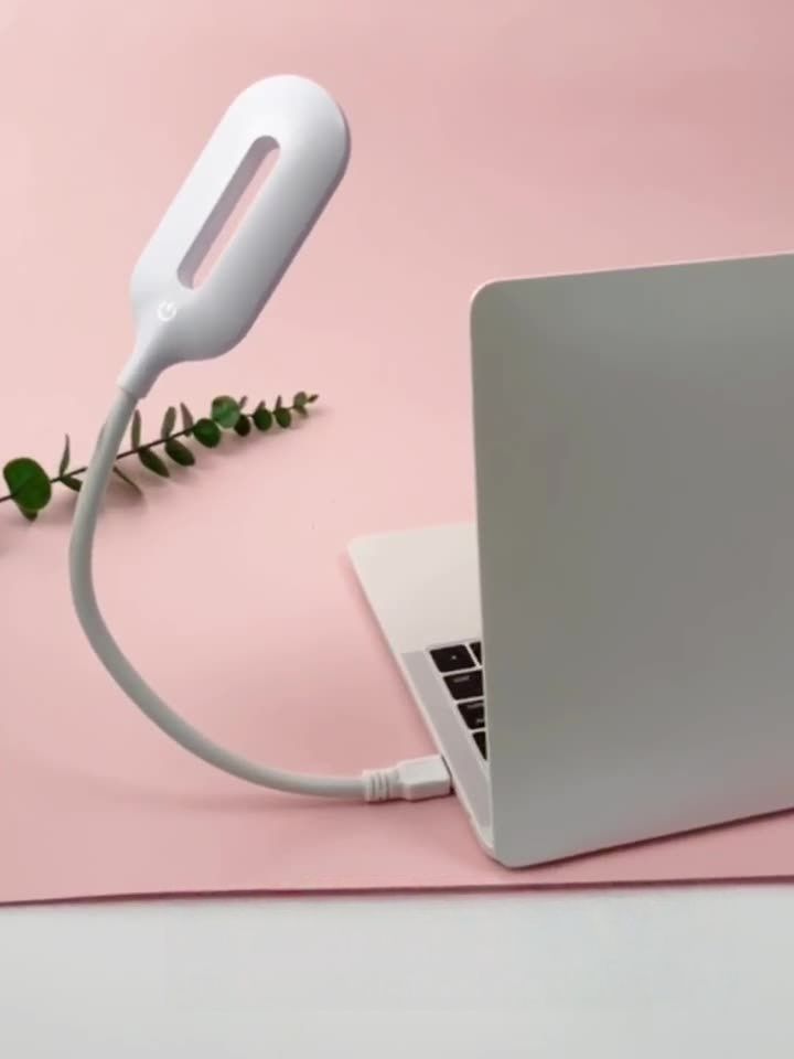 Smart Voice Control USB Light with Flexible Neck Intelligent LED Night Lamp USB Lamp for Home